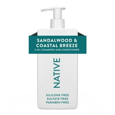 Native Limited Edition Sandalwood & Coastal Breeze 2-in-1 Shampoo & Conditioner 16.5 oz | Walmart (US)