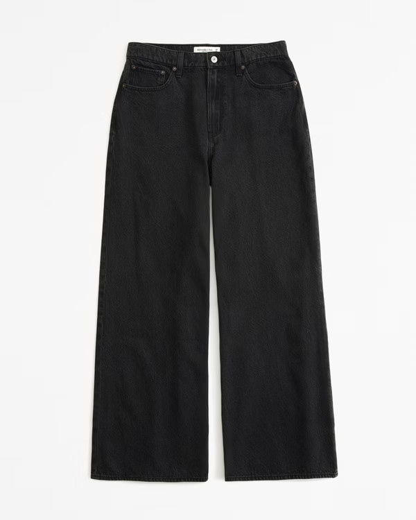 High Rise Wide Leg Jean | Abercrombie & Fitch (US)