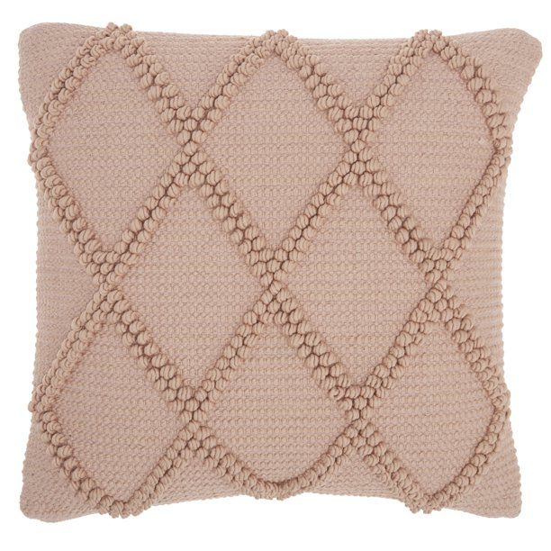 Nourison Life Styles Blush Decorative Throw Pillow , 18"X18" - Walmart.com | Walmart (US)