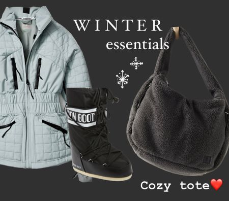 Winter coat, boots, cozy tote, Winter outfit 

#LTKfindsunder100 #LTKitbag #LTKshoecrush