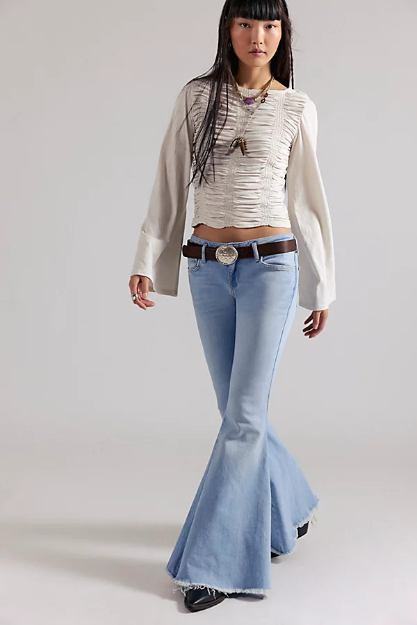 We The Free Emre Low-Rise Flare Jeans | Free People (Global - UK&FR Excluded)