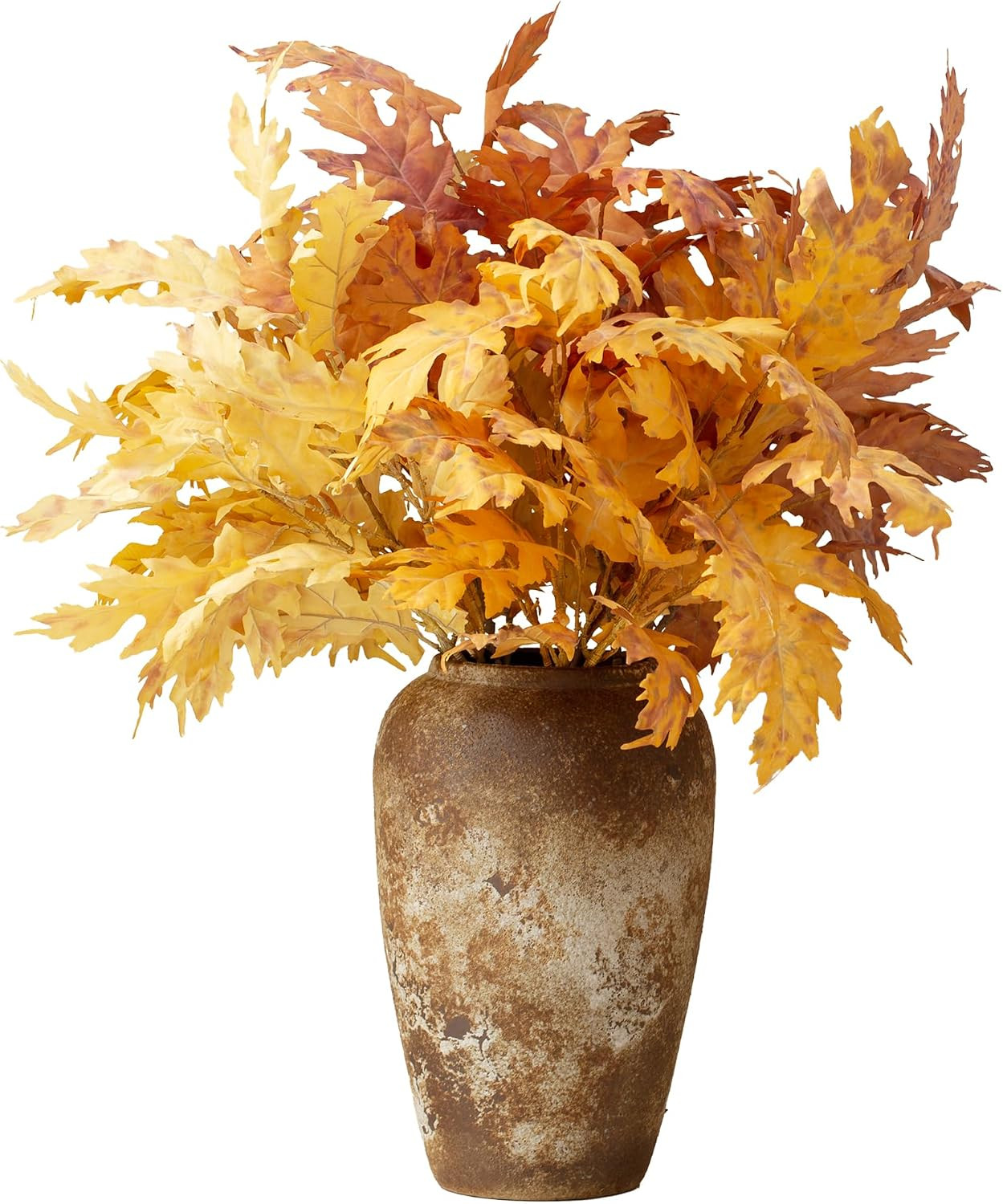 Fall Oak Stems:6 Pcs 35" Faux Oak Branches with Foliage,Autumn Decorations | Amazon (US)