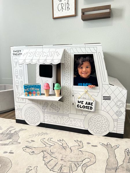 Endless summer fun with this DIY Ice cream truck, color it and play ice cream man! 
 
#targetfinds #summertoys 
#toddlerplay 

#LTKkids #LTKsalealert #LTKfamily