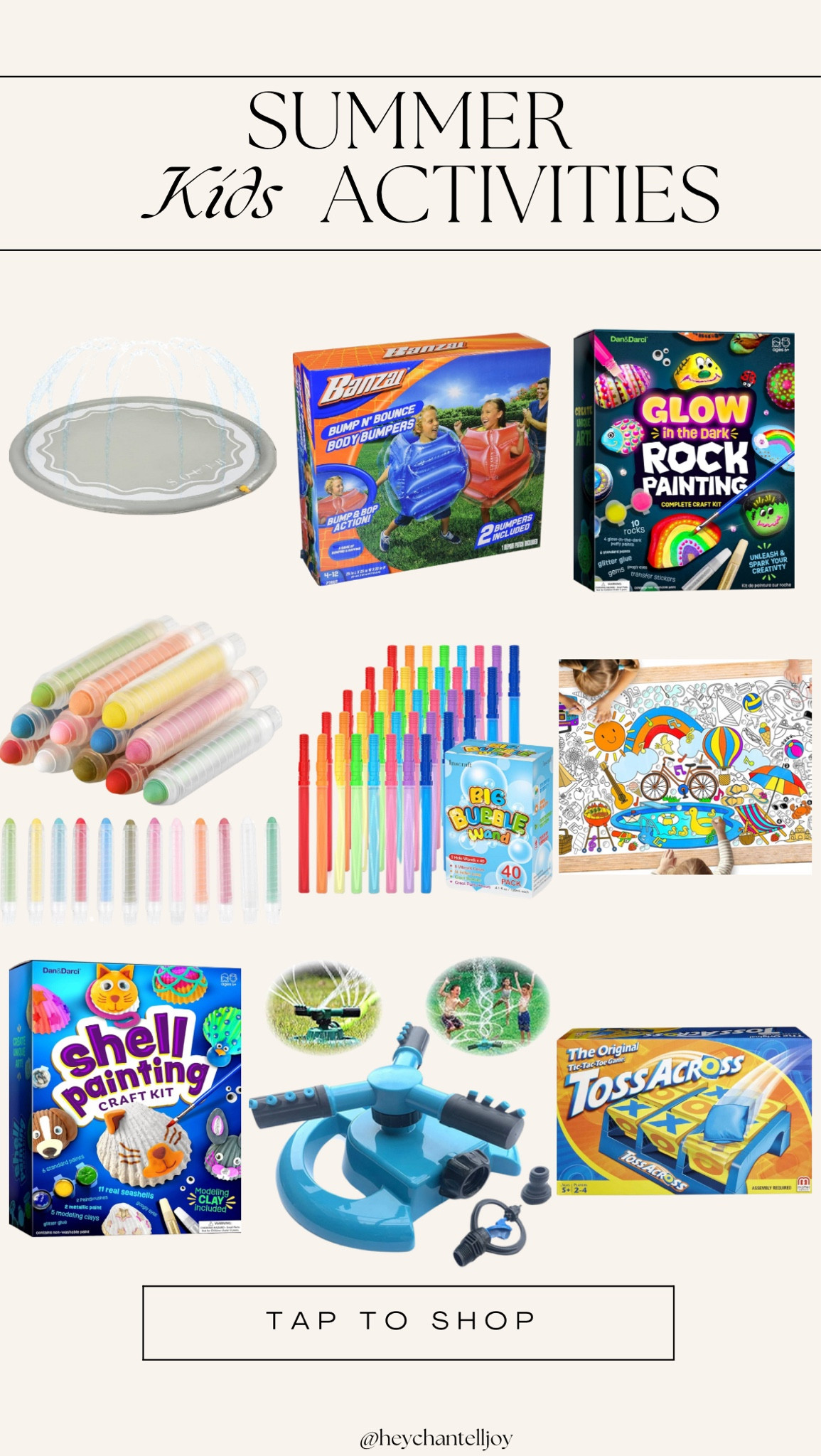 Summer kid activities round up!





Summer activities for kids, outdoor summer activities for kids, kids games, kids arts & crafts

#LTKHome #LTKFindsUnder100 #LTKKids