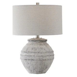 Uttermost Montsant Stone Table Lamp - Off-White | Bed Bath & Beyond