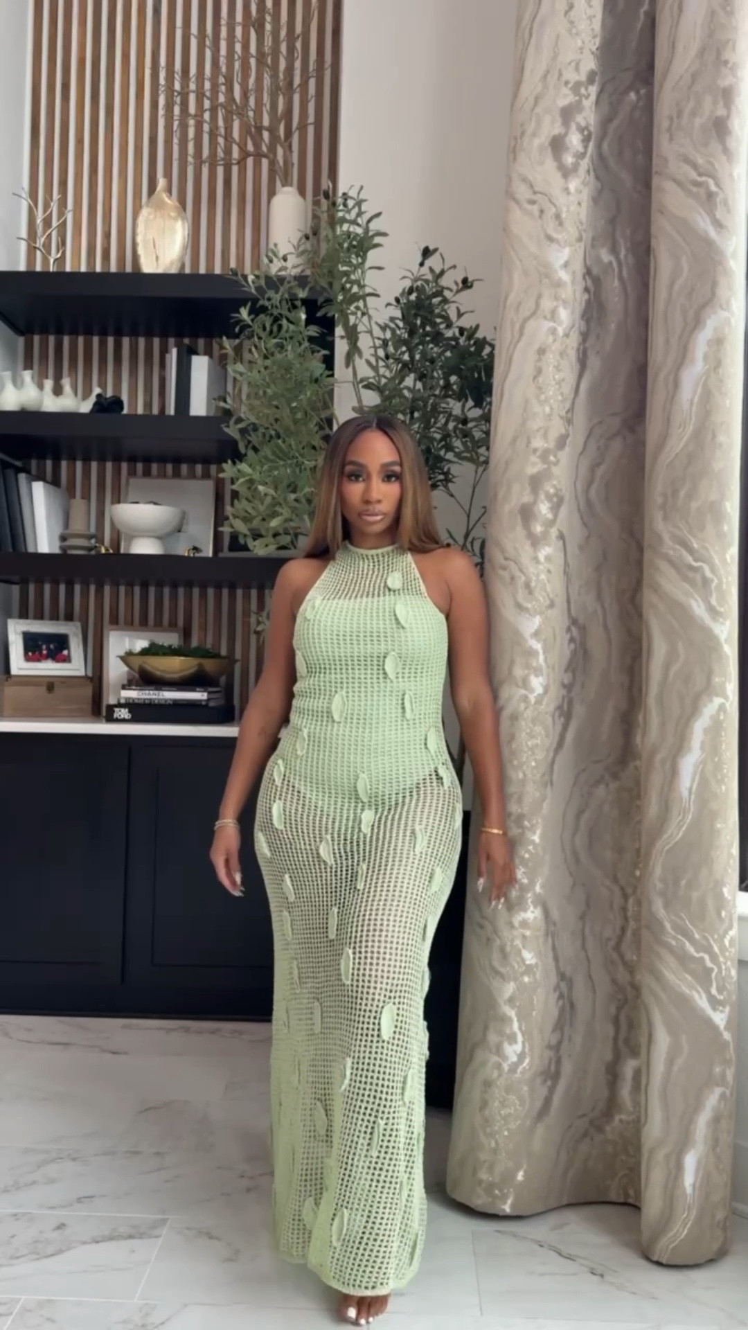 vacation outfits beach. Crochet maxi dress with appliqués all over and built in bodysuit! 

#LTKTravel #LTKootd #LTKMidsize