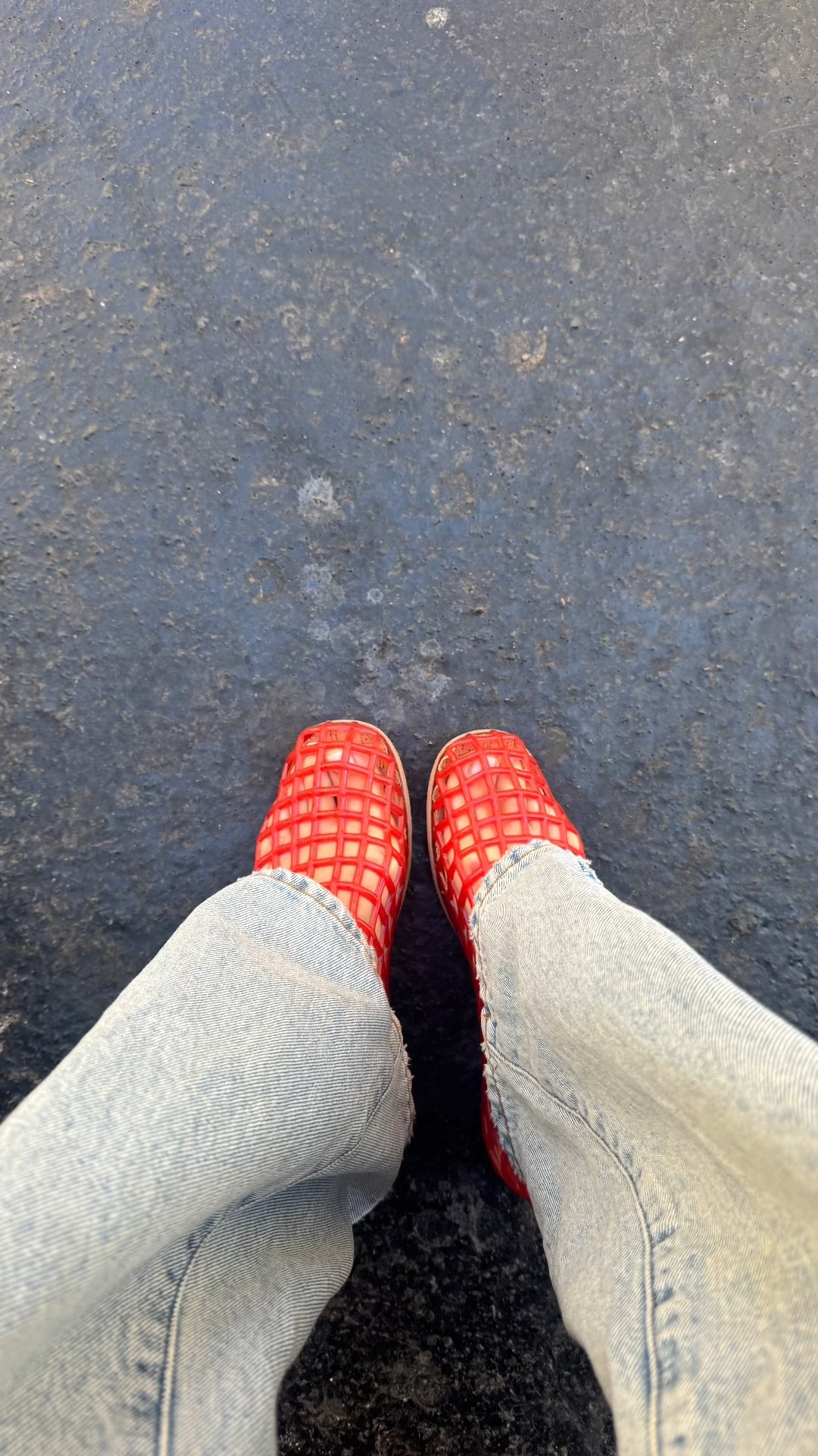 The row look for less. I have these in the clear color and they fit true to size. However, I feel like the red ones are a bit snug so maybe size up?

#LTKTravel #LTKShoeCrush #LTKFindsUnder50