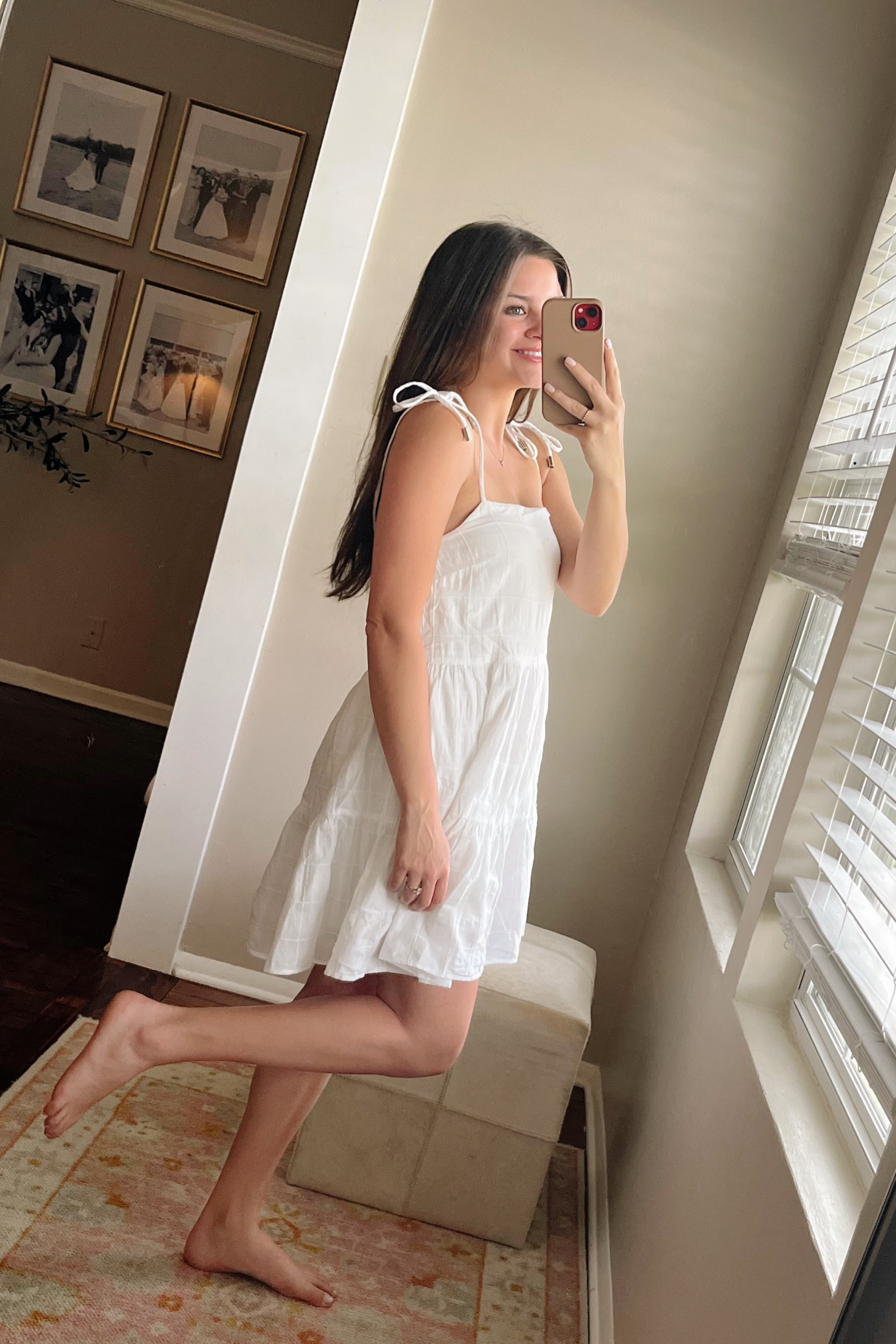 Easy versatile sundress that can be dressed up with wedges, down with sneakers or made western with boots

#white #sundress #spring #casualdress #adjustablestraps #versatiledress #ruffle #tiestraps #whitedress

#LTKstyletip #LTKunder100