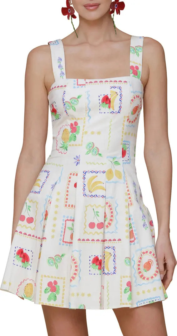 Avec Les Filles Paneled Stretch Cotton Mini Sundress | Nordstromrack | Nordstrom Rack