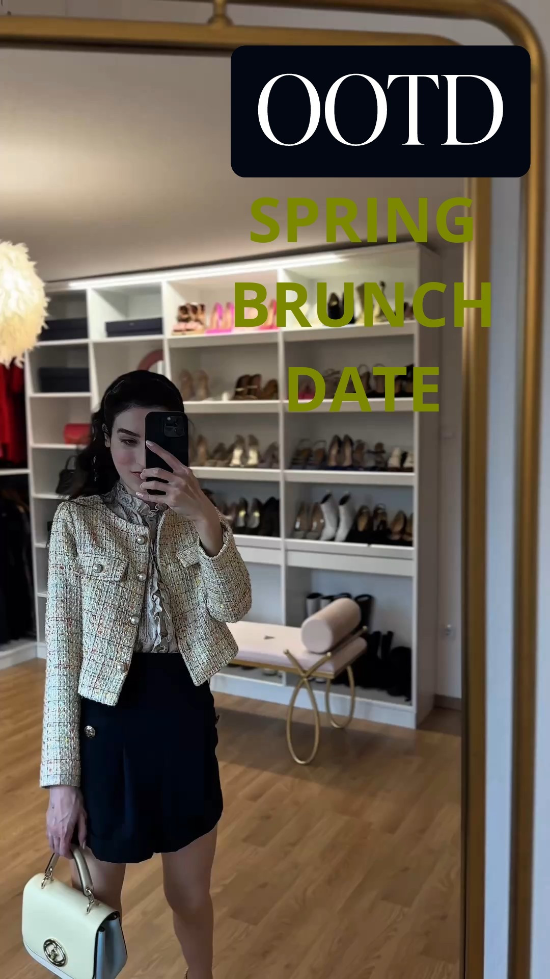 Spring brunch outfit, spring outfits, spring outfit inspo, spring outfit idea, butter yellow jacket, cropped tweed jacket with short shorts, short shorts spring outfit, floral blouse, airy blue bag, butter yellow bag, headband, gucci kitten heel Slingbacks, kitten heels with shorts, kitten heels and shorts

#LTKSeasonal #LTKParties #LTKWatchNow