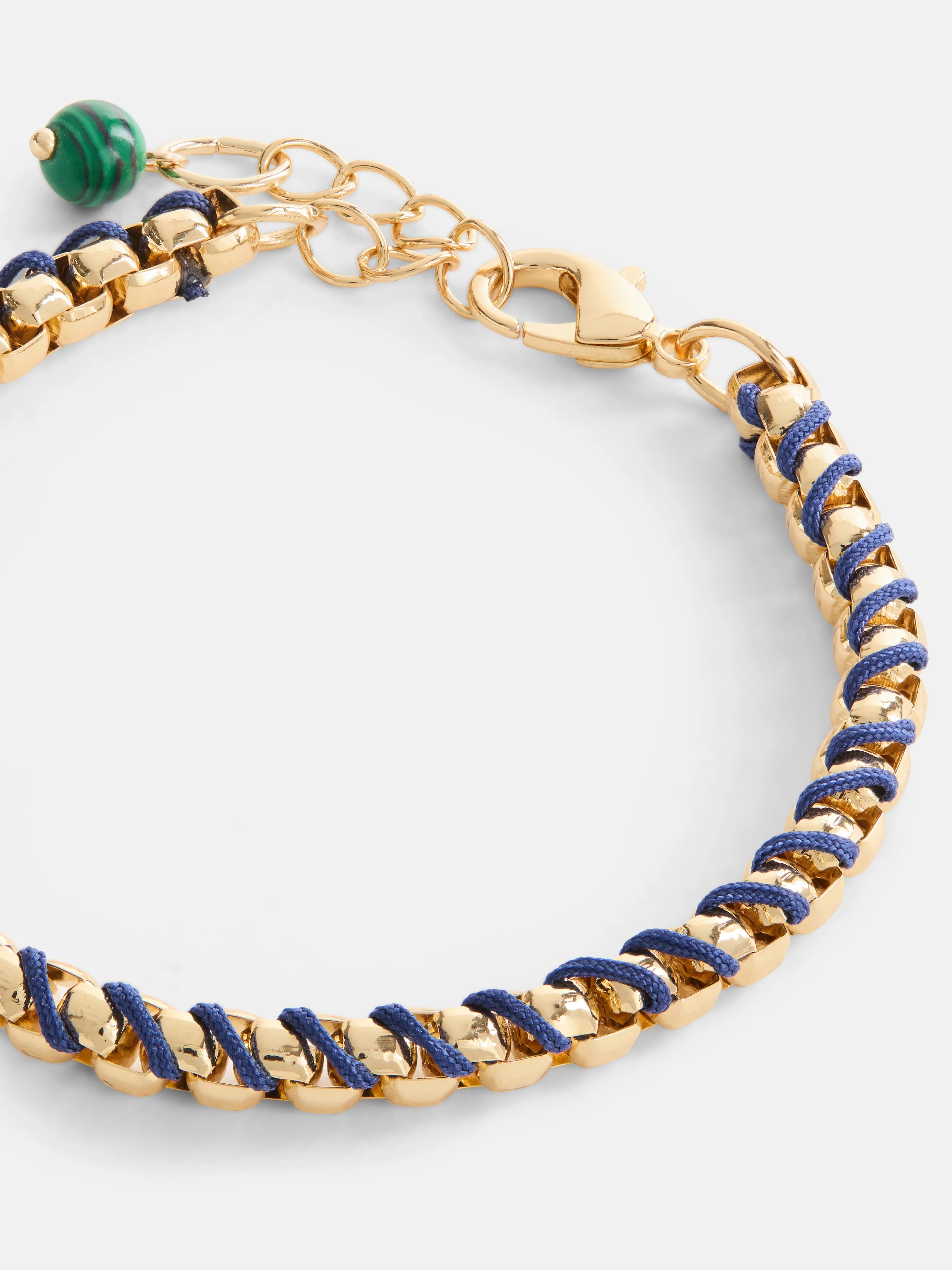 Free Assembly Women's Goldtone Navy Cord Bracelet | Walmart (US)