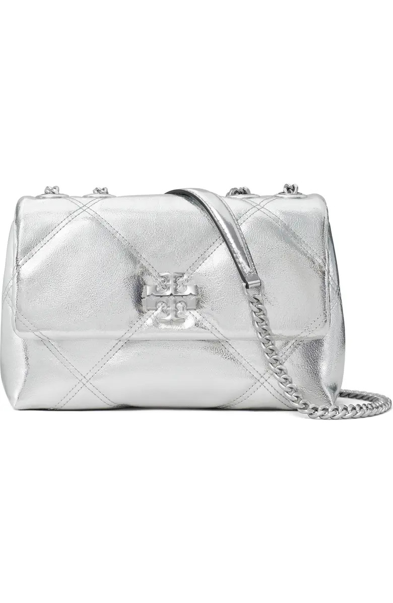 Small Kira Quilted Metallic Leather Shoulder Bag | Nordstrom