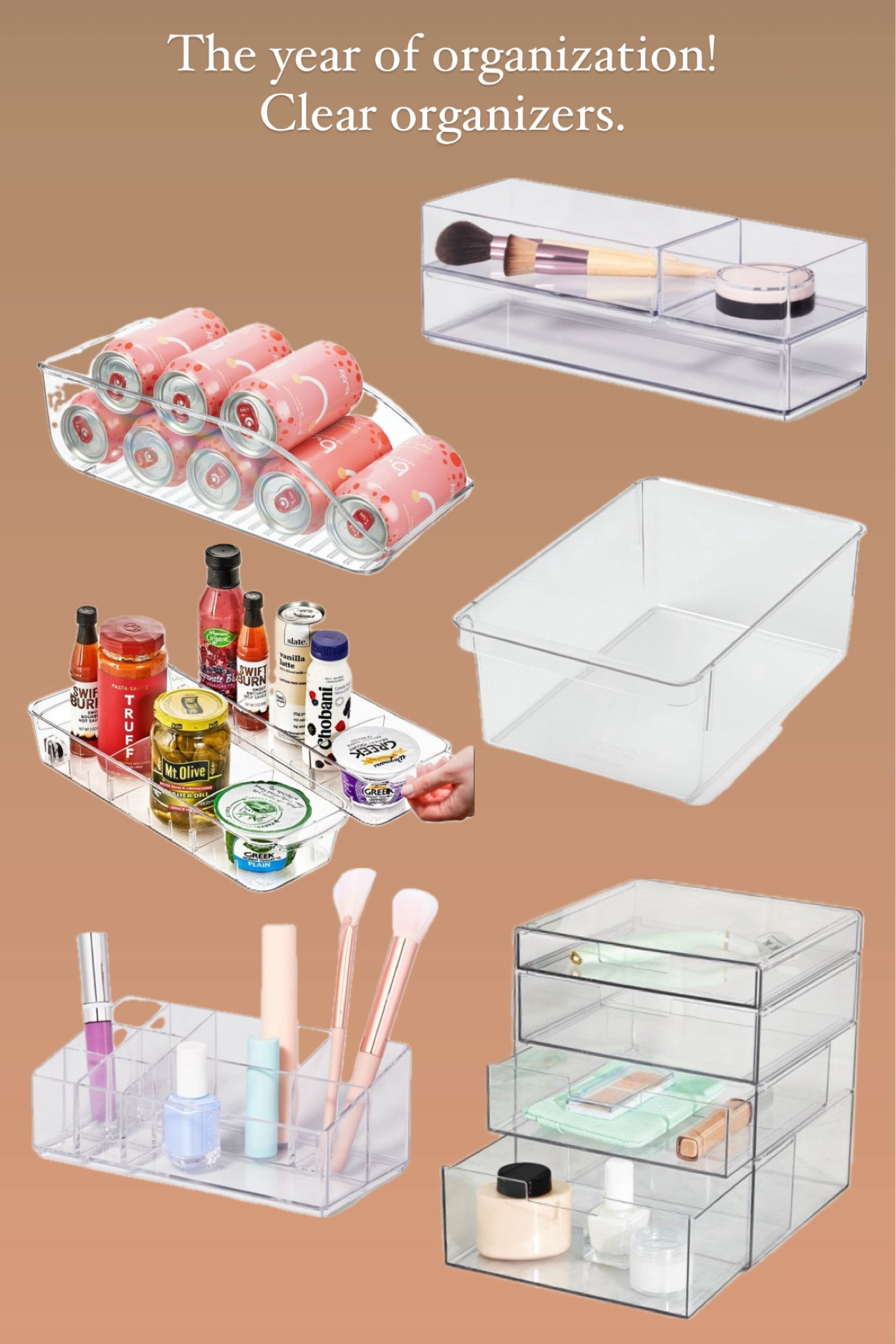 Lets get organized with these clear bins and organizers. 

#LTKhome #LTKsalealert