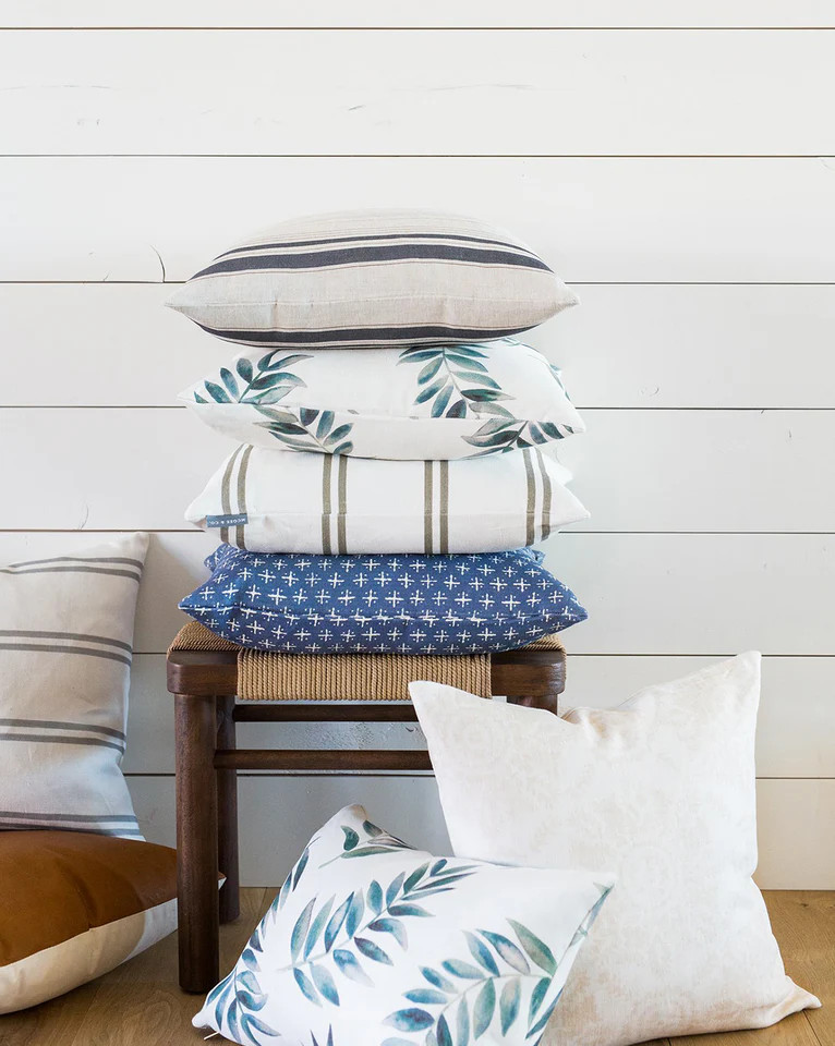 Franklin Gray Stripe Pillow Cover | McGee & Co.