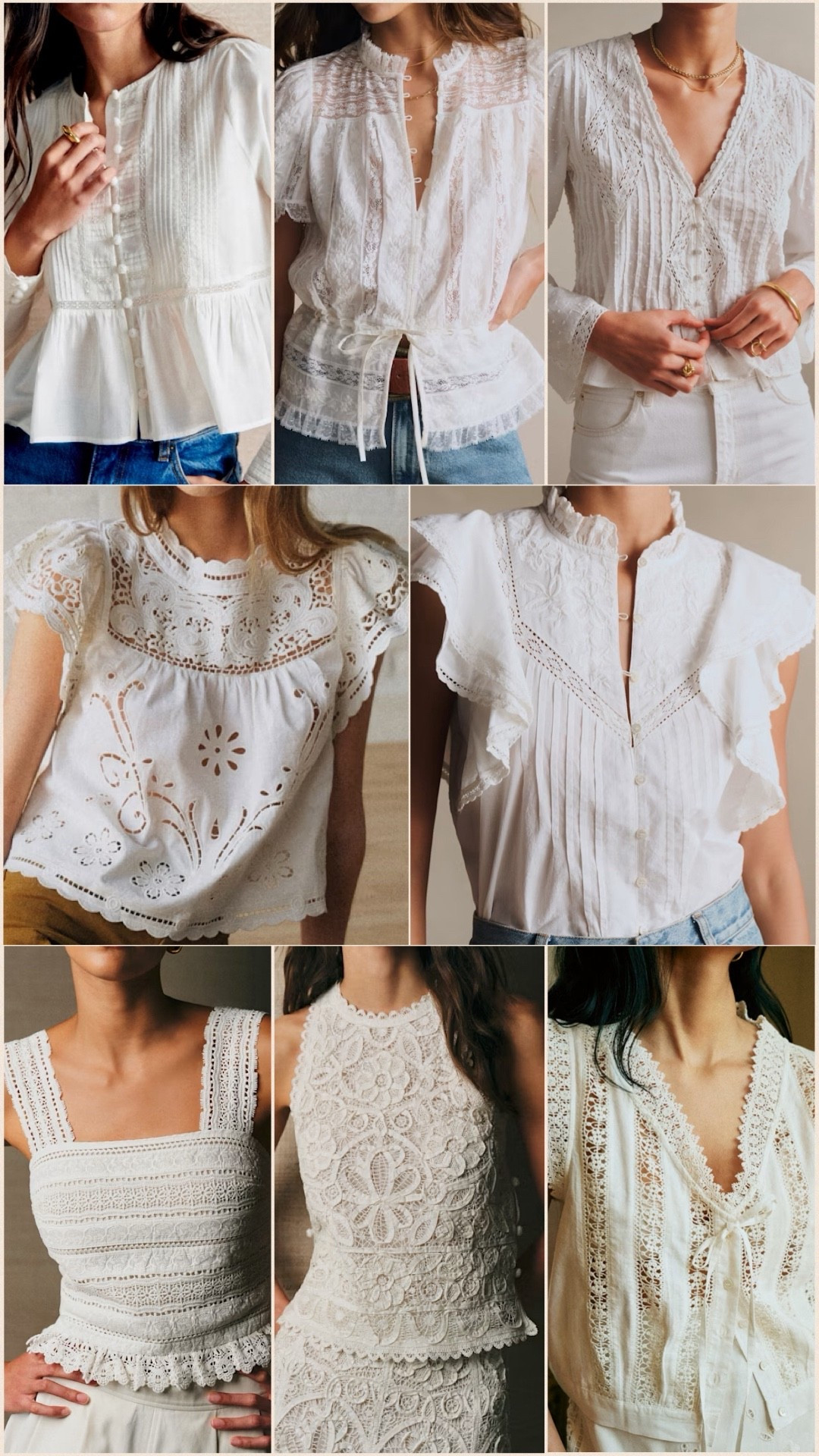 White Blouses for Spring and Summer 2026 

Sharing a few of my favorite Sézane pieces that I purchased recently & a few that caught my eye. These white and ecru tops will make the perfect addition to your wardrobe for the warmer months. Just add a cute pair of jeans or shorts and you’ll be all set.

Spring fashion, spring style, French fashion, fashion for women over 40, work outfit idea, workwear, spring outfit idea, French style, timeless classic outfits, timeless classic style, classic fashion, Sezane Fashion, French fashion, Sezane Finds, spring fashion looks, spring dresses, spring outfits 2026, white shirts for spring, white shirts for summerr

#LTKTravel #LTKMidsize #LTKWorkwear #LTKPetite #LTKSeasonal #LTKdayinmylife #LTKWedding #LTKPlusSize #LTKgrwm #LTKootd #LTKOver40