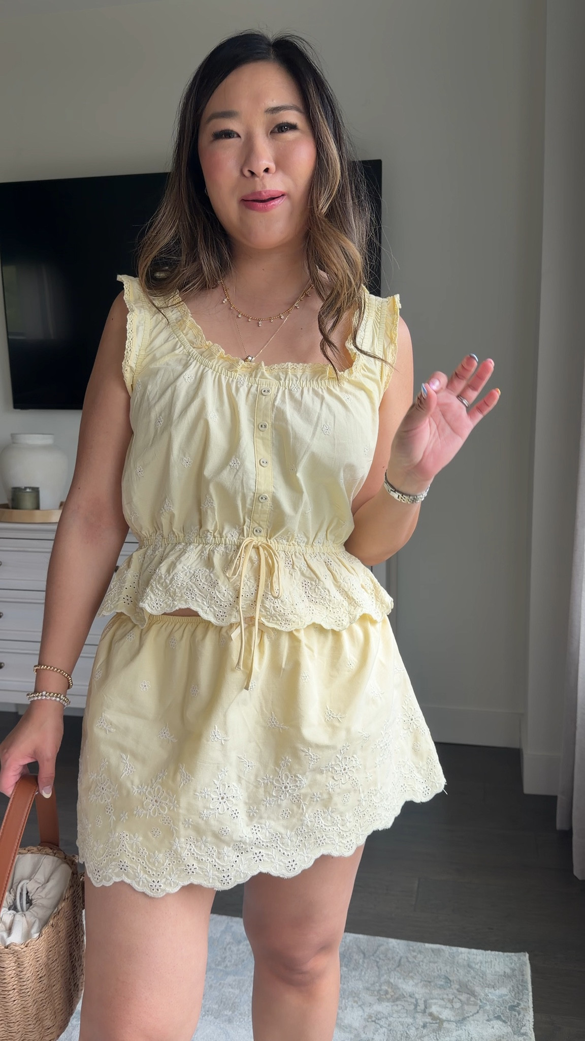 Target outfit 
Tank: Medium
Skort: Medium 