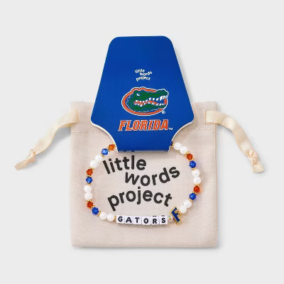 Little Words Project University of Florida Gators Beaded Bracelet - Blue/Orange | Target