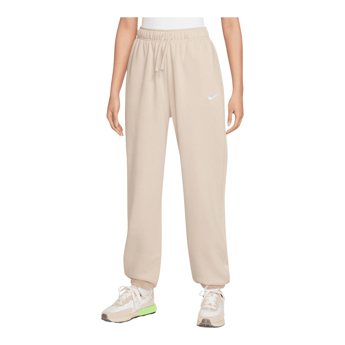 Nike Women's Club Fleece Mid-Rise Oversized Pants | Sport Chek