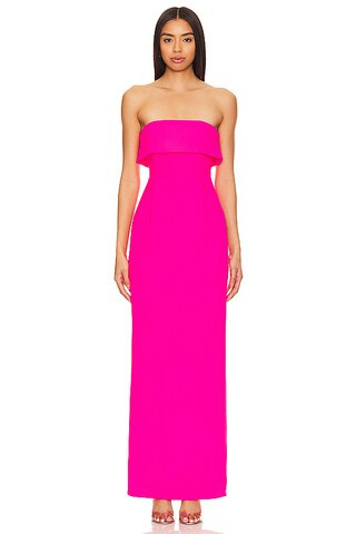 Lovers and Friends Serena Gown in Electric Pink from Revolve.com | Revolve Clothing (Global)