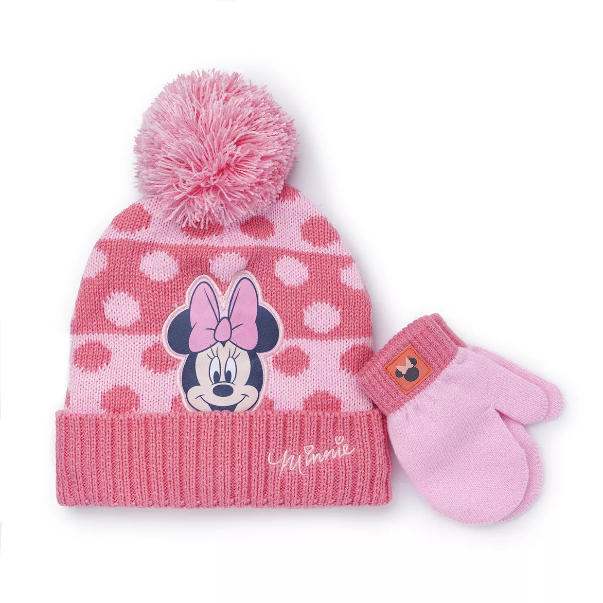 Disney's Minnie Mouse Girls' 2-pc. Hat & Mittens Set | Kohl's
