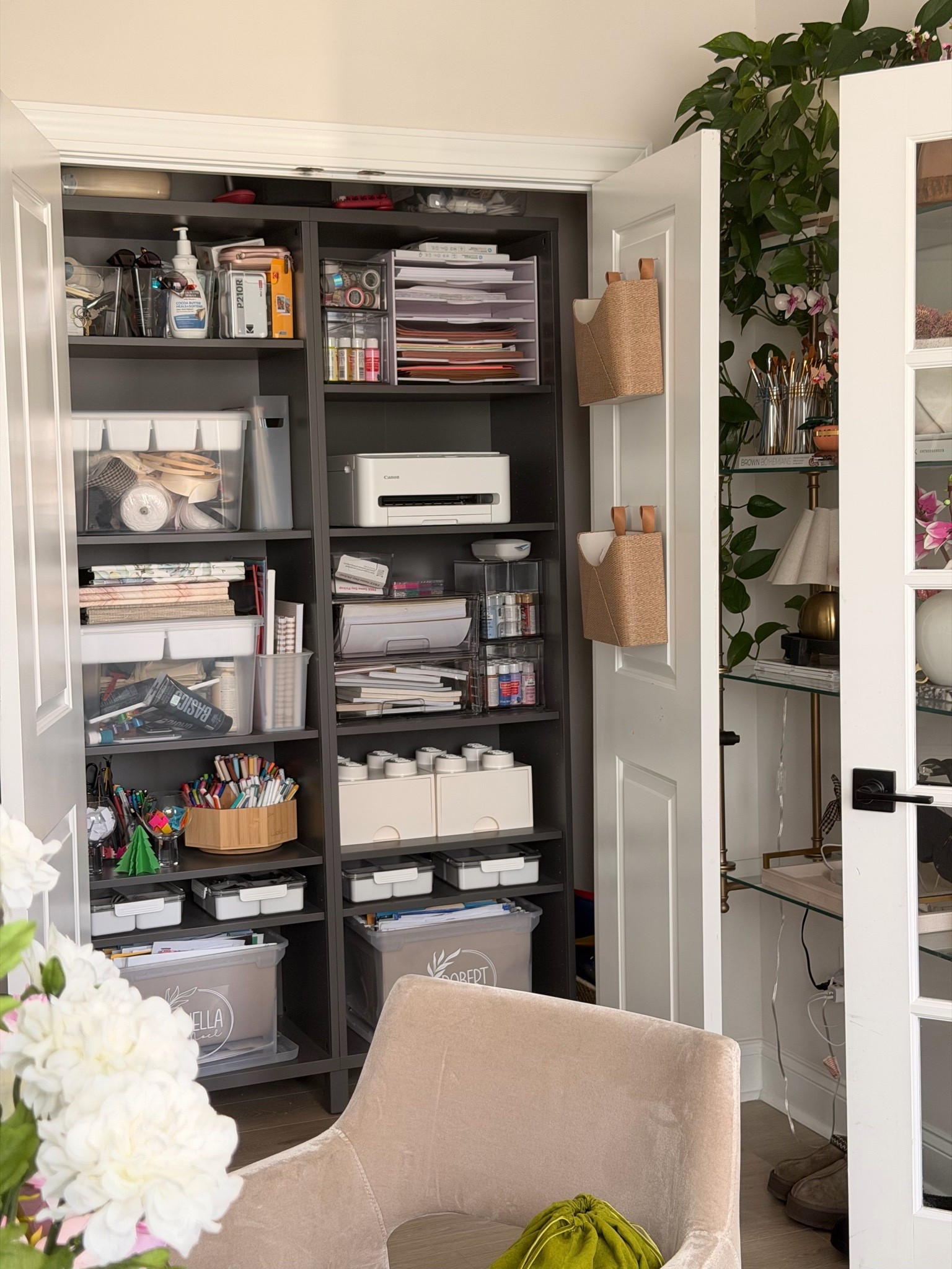 My office closet got a huge upgrade… we decided to declutter and organize this space and I love it! 

Storage solutions, bins, craft organization, home

#LTKHome #LTKSaleAlert #LTKmomlife