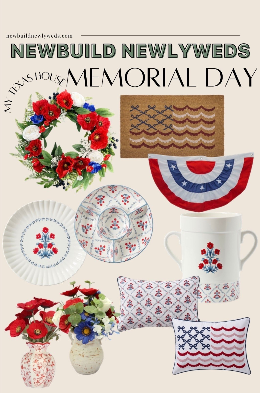 Memorial Day decor from Walmart! ❤️💙

#LTKHome #LTKSeasonal