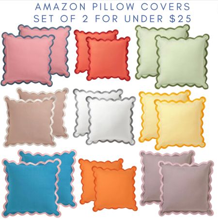 Remember these Amazon pillows? They just added more colors! Set of 2 under $25!


#LTKfindsunder50 #LTKfindsunder100 #LTKhome