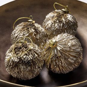 Mylar Ball Ornaments (Set of 4) | West Elm (US)