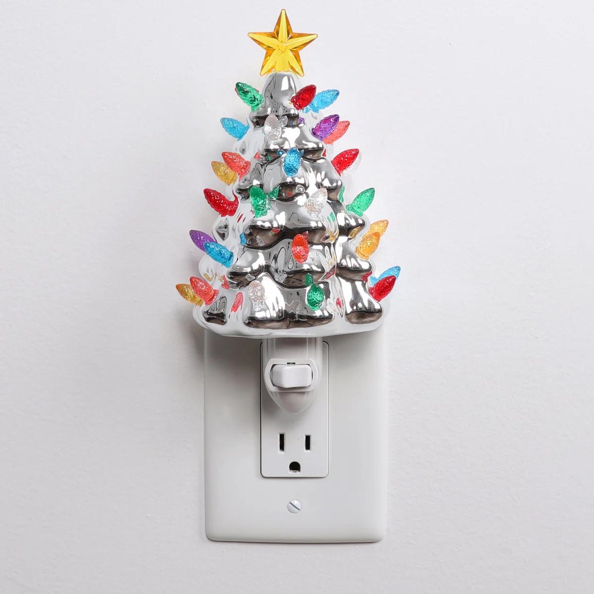 Christmas Lamp Night Light - Christmas Tree Night Light - Ceramic Christmas Tree | Wayfair North America