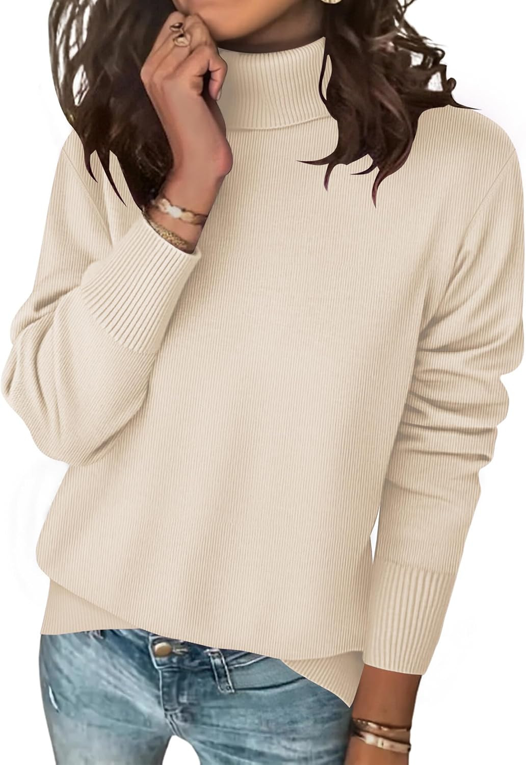 Zeagoo Women's Turtleneck Sweater Long Sleeve Casual Knit Pullover Top 2026 | Amazon (US)
