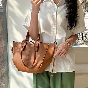 Leather Purses for Women Trendy Leather Shoulder Bag Faux Purse Faux Leather Tote Bag With Magnet... | Amazon (US)