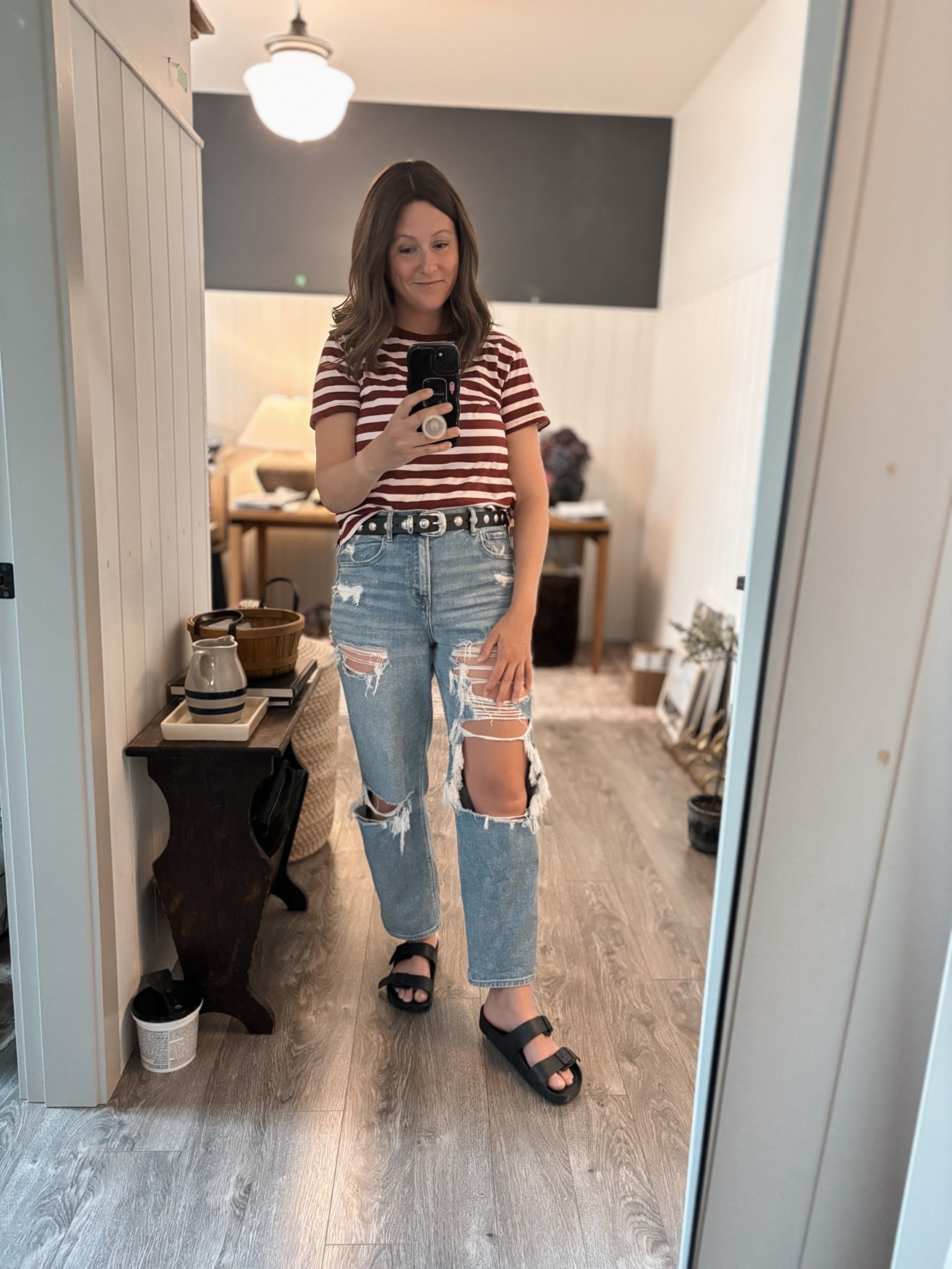 Madewell belts are hands down my favorite — and this Studded Western Belt is the one I reach for over and over. It adds the perfect touch of texture and polish to everything from jeans and denim shorts to flowy dresses and trousers. The Western-inspired studs give it a bit of edge, but it still feels totally timeless and easy to style.

The leather is high quality, it holds up beautifully, and it just gets better with wear. If you’ve been thinking about adding a versatile, elevated belt to your wardrobe, this is the one I’d recommend every time.

✨ Bonus: You can get 20% off this belt (and your entire Madewell order) through the LTK app May 16–19. This is the kind of staple that’s worth grabbing while it’s on sale.

#LTKSaleAlert #LTKxMadewell #LTKStyleTip