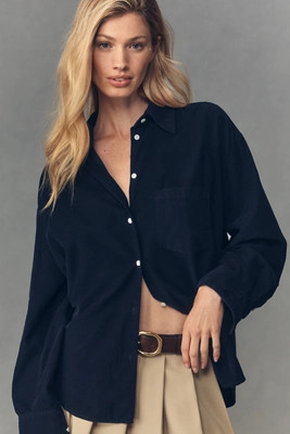 Citizens of Humanity Kayla Corduroy Buttondown Shirt | Anthropologie (US)