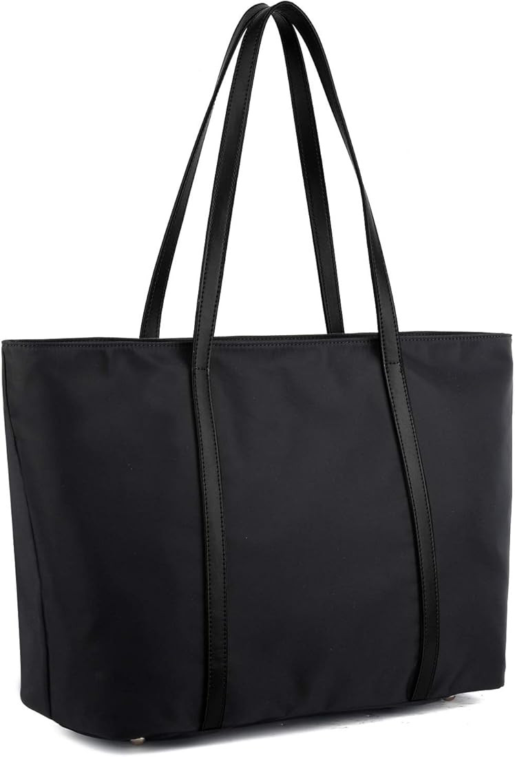 YALUXE Tote Bag for Women Minimalist Nylon Work Totes Laptop Shoulder Bag Purse Set with Wristlet... | Amazon (CA)