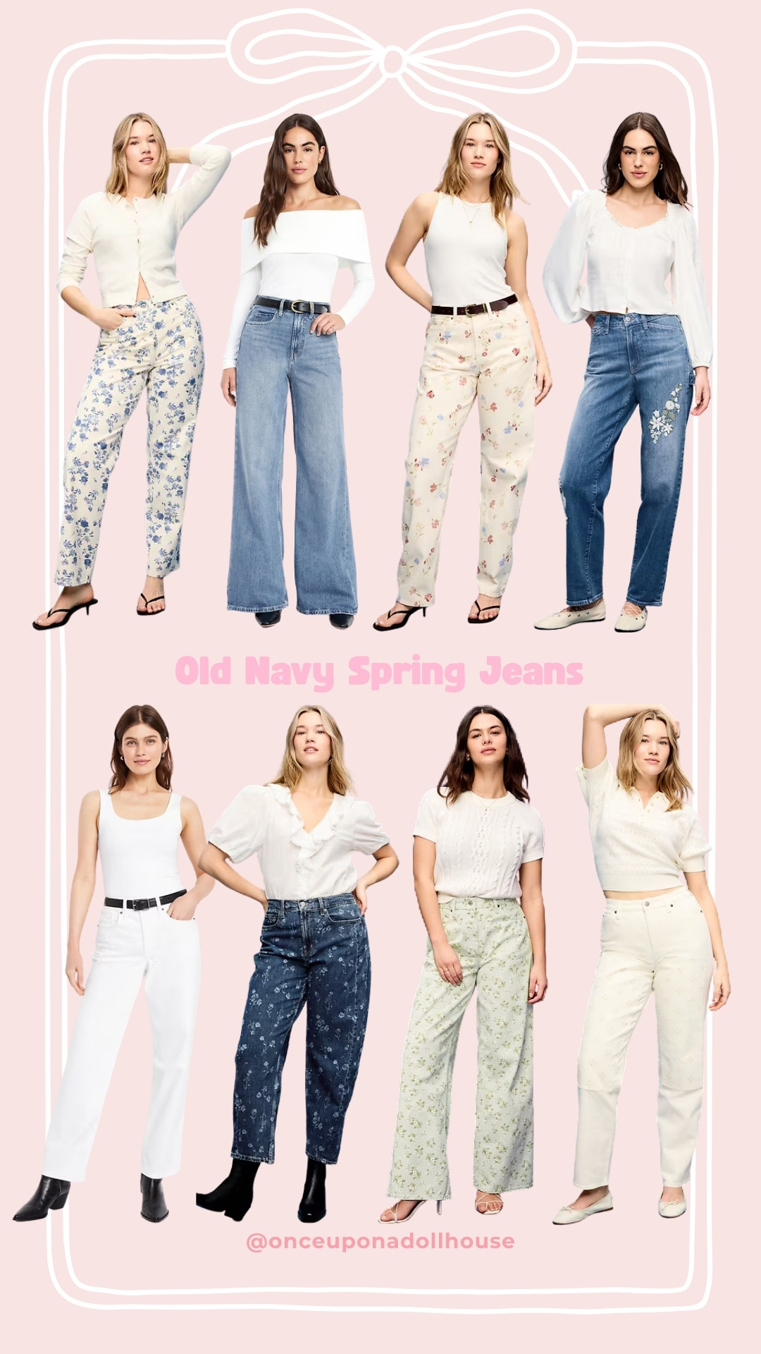 Old Navy Spring Jeans! 

#LTKSaleAlert #LTKSeasonal #LTKootd