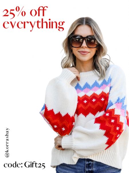 Huge holiday savings - 25% off everything from Dress Up! Cozy holiday sweater

#LTKGiftGuide #LTKHoliday #LTKSeasonal