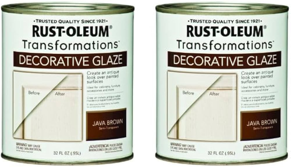 Rust-Oleum 1 Qt. Transformations Decorative Glaze (2-Pack) | Amazon (US)