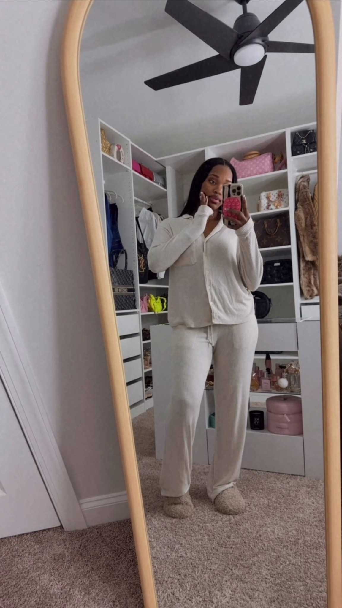 Cozy PJ Set 
Color: Oatmeal 