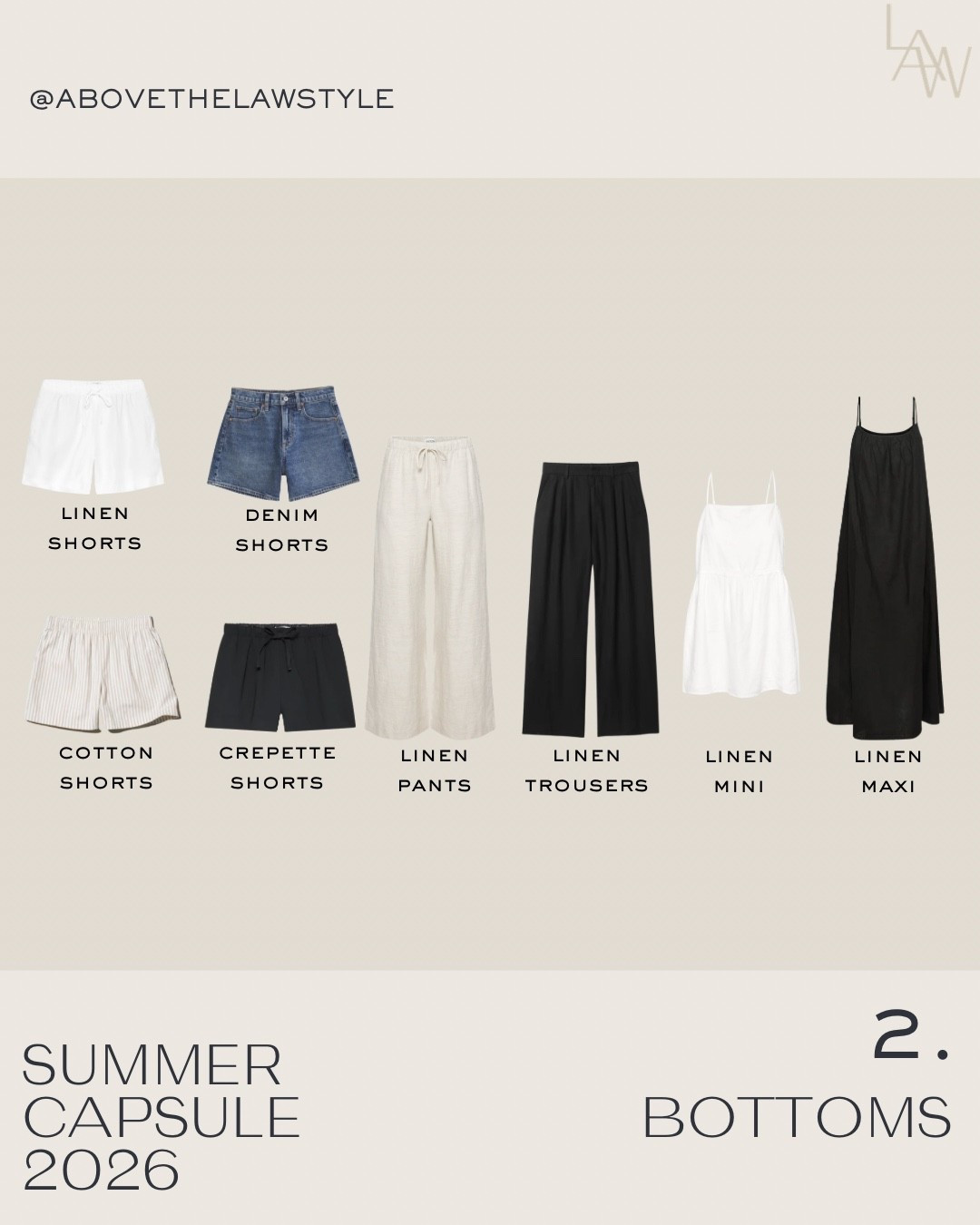 Summer Capsule Bottoms

#LTKOver40 #LTKSeasonal
