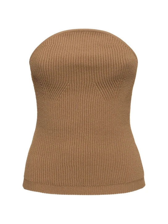 Jericho viscose blend strapless top | Luisaviaroma