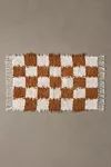 Checkerboard Shaggy Rug | Urban Outfitters (US and RoW)