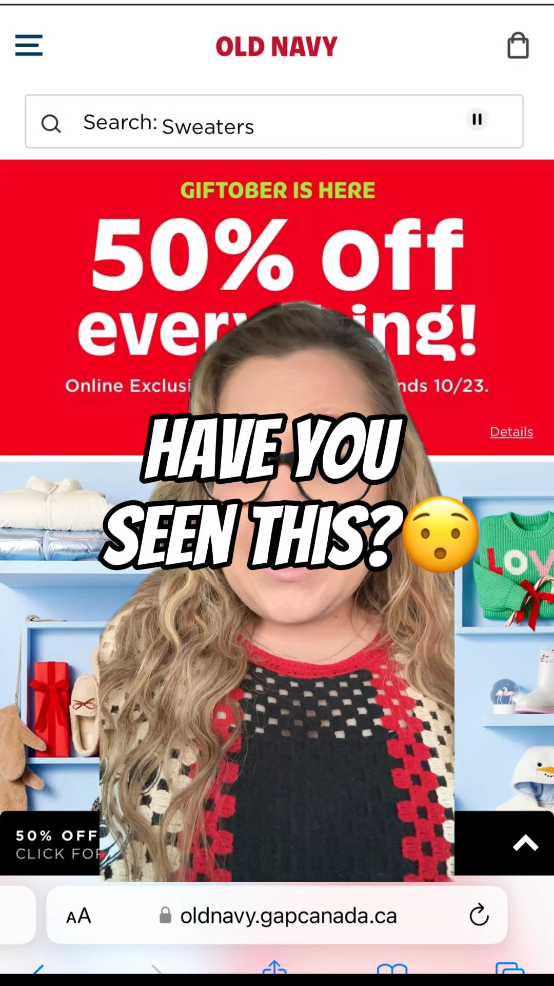 Ends October 23rd

#LTKfamily #LTKcanada