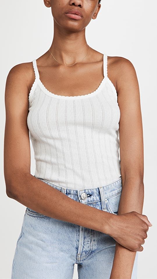 Pointelle Classic Tank Top | Shopbop