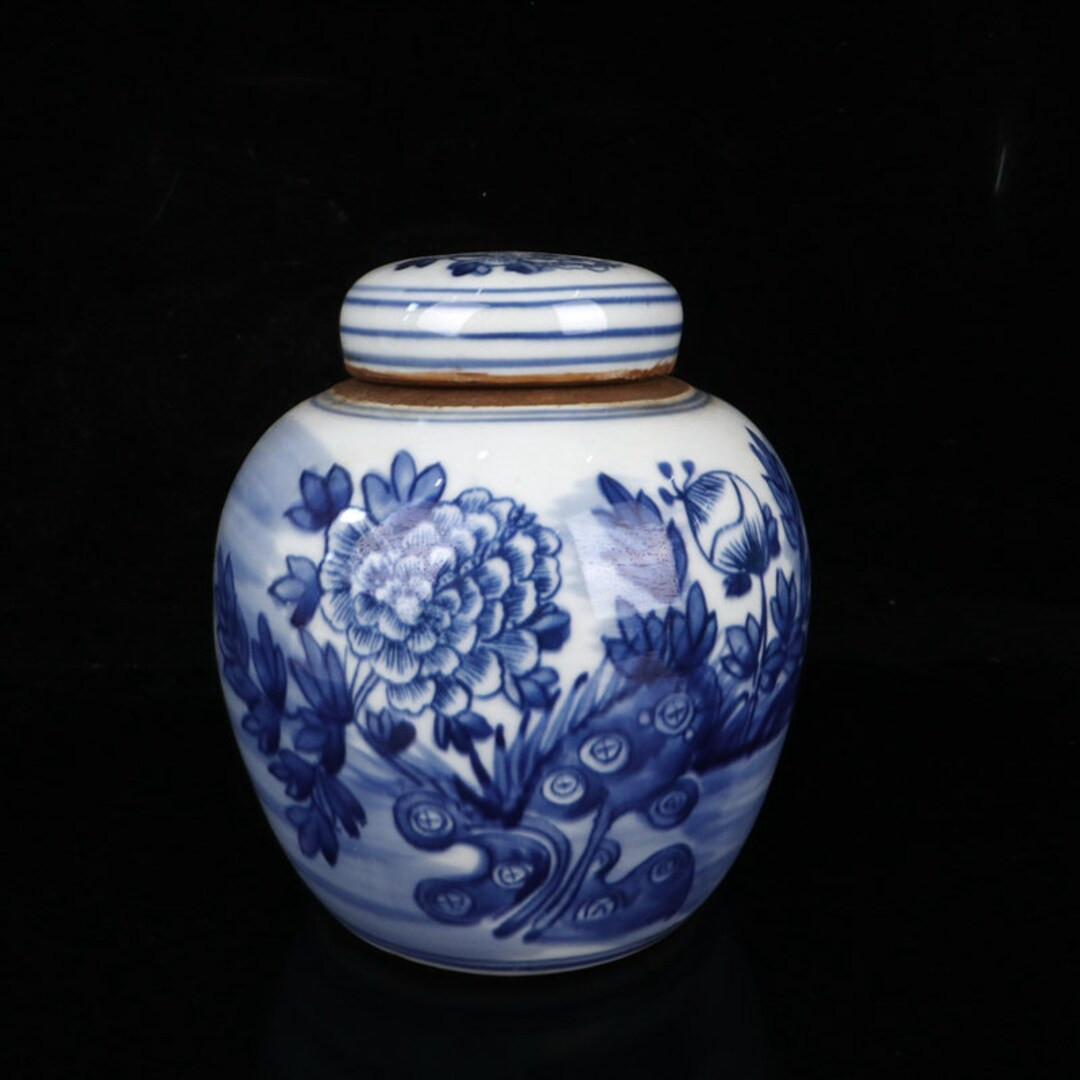 China Jingdezhen Antique Ceramic Jar Hand Painted Blue and White Pattern Can Be Collected and Use... | Etsy (US)