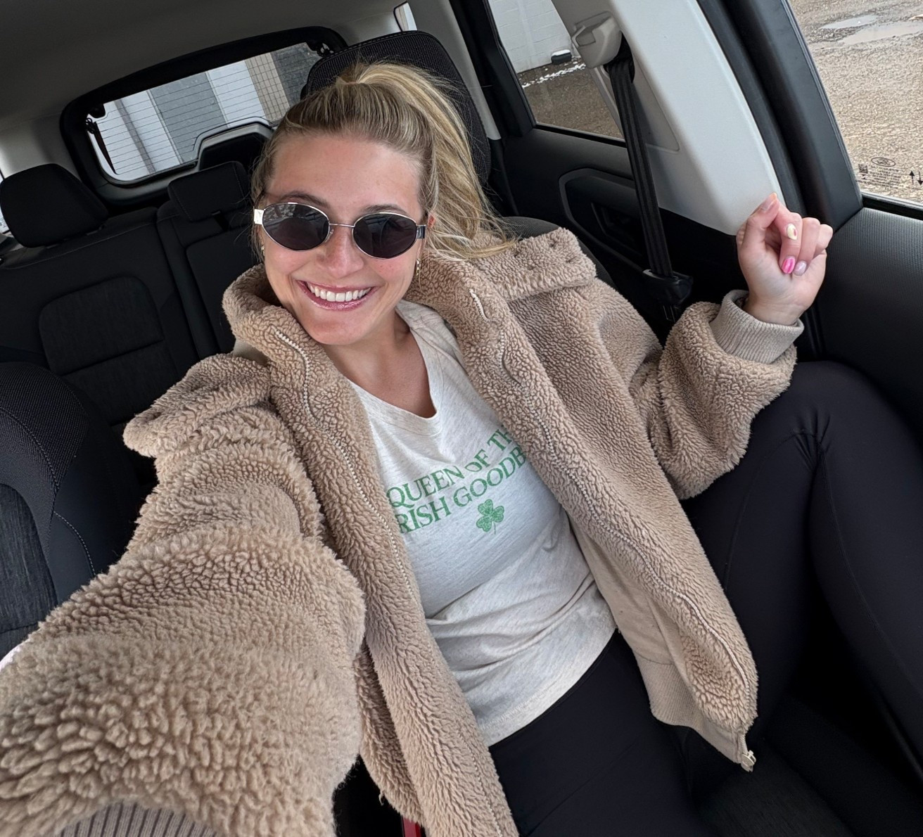 Queen of the Irish goodbye 🤭🍀✨ linked my tee!

#LTKdayinmylife #LTKSeasonal #LTKootd