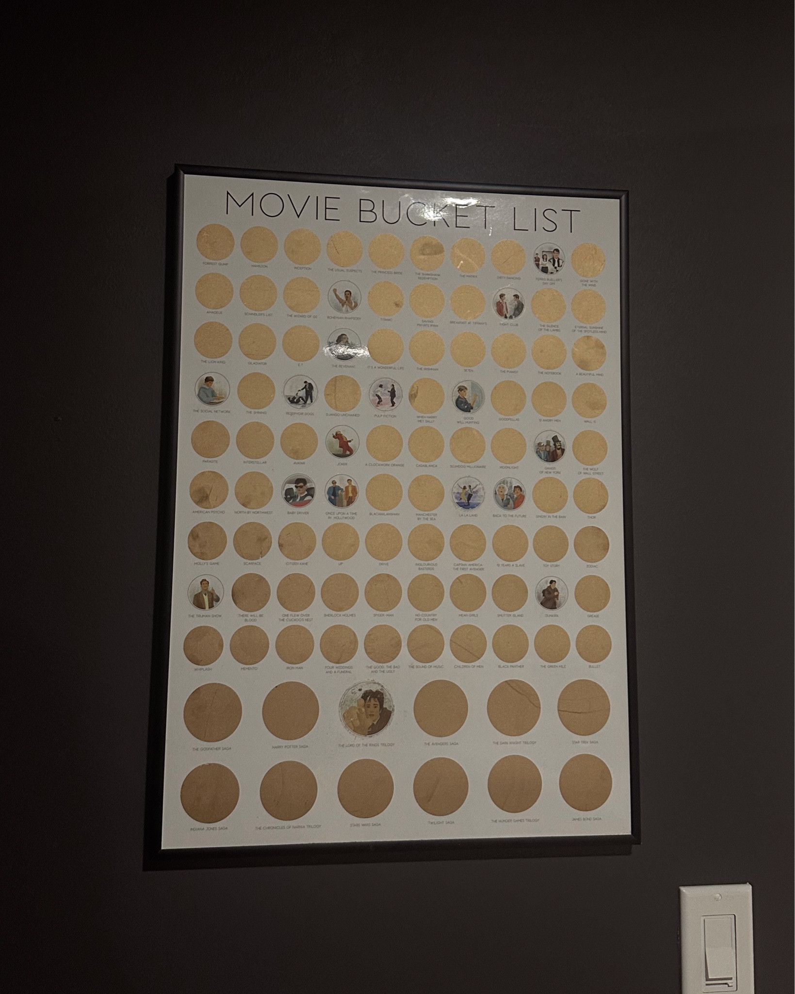scratch off movie poster from amazon! a fun gift or idea to do with your significant other! 💌🎥