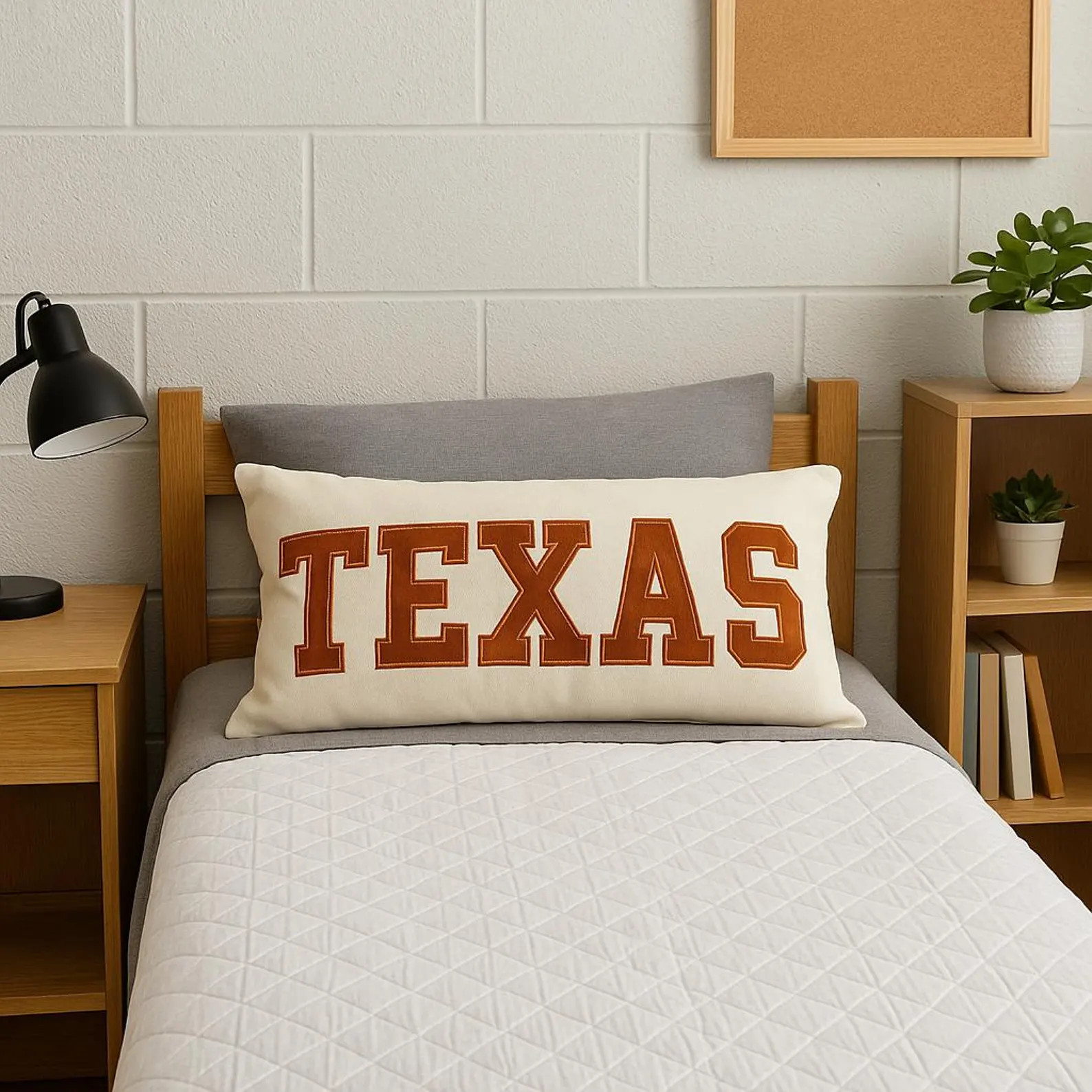 Custom College Name Throw Pillows, Graduation College Gift for Daughter. Teen Bedroom Decor - Ets... | Etsy (Global)