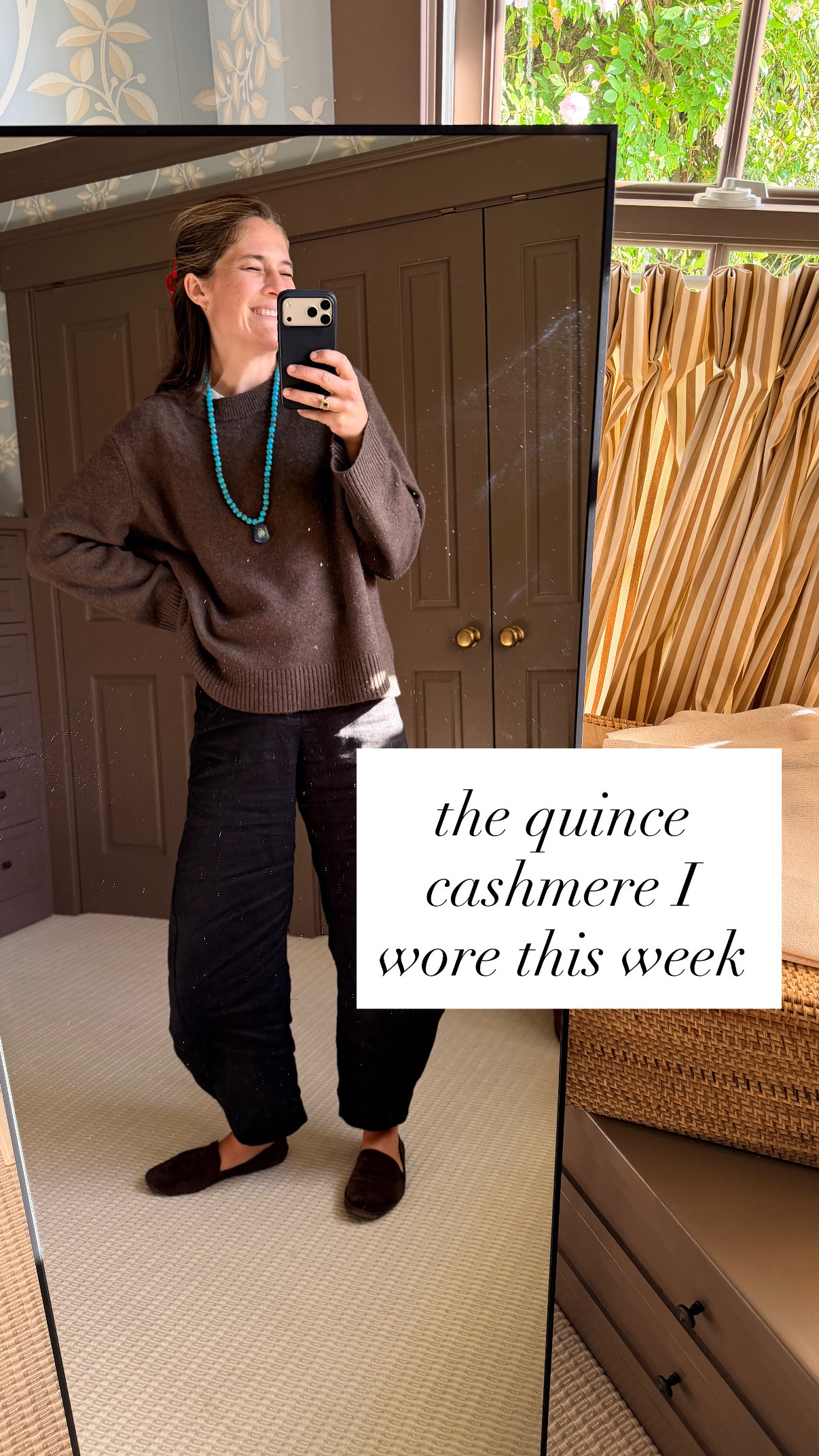 All the Quince cashmere I wore this week because apparently I’ve become someone who reaches for soft sweater and pants every single morning. Their cashmere is ridiculously good for the price - soft, substantial, and survives real life. Linked all my favorites here!! @quince #quincepartner

#LTKootd #LTKSeasonal
