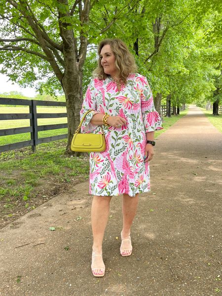 Signature Jude Cloth dress comes in many prints and colors. So easy to wear. Never wrinkles. It’s a knit fabric. 

This style runs big. I’m in a L long. The shorter version is 3” shorter  

#LTKitbag #LTKwedding #LTKtravel