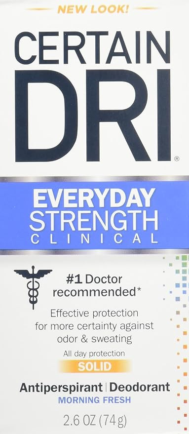 Certain Dri A.m Solid Antiperspirant/Deodorant 2.6 Oz (2 Pack) | Amazon (US)